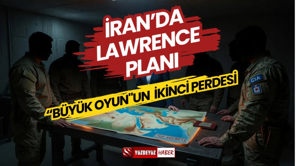 ABD'nin İranlı Kürt gruplarla yürüttüğü iddia edilen operasyon planını simgeleyen taktiksel görsel