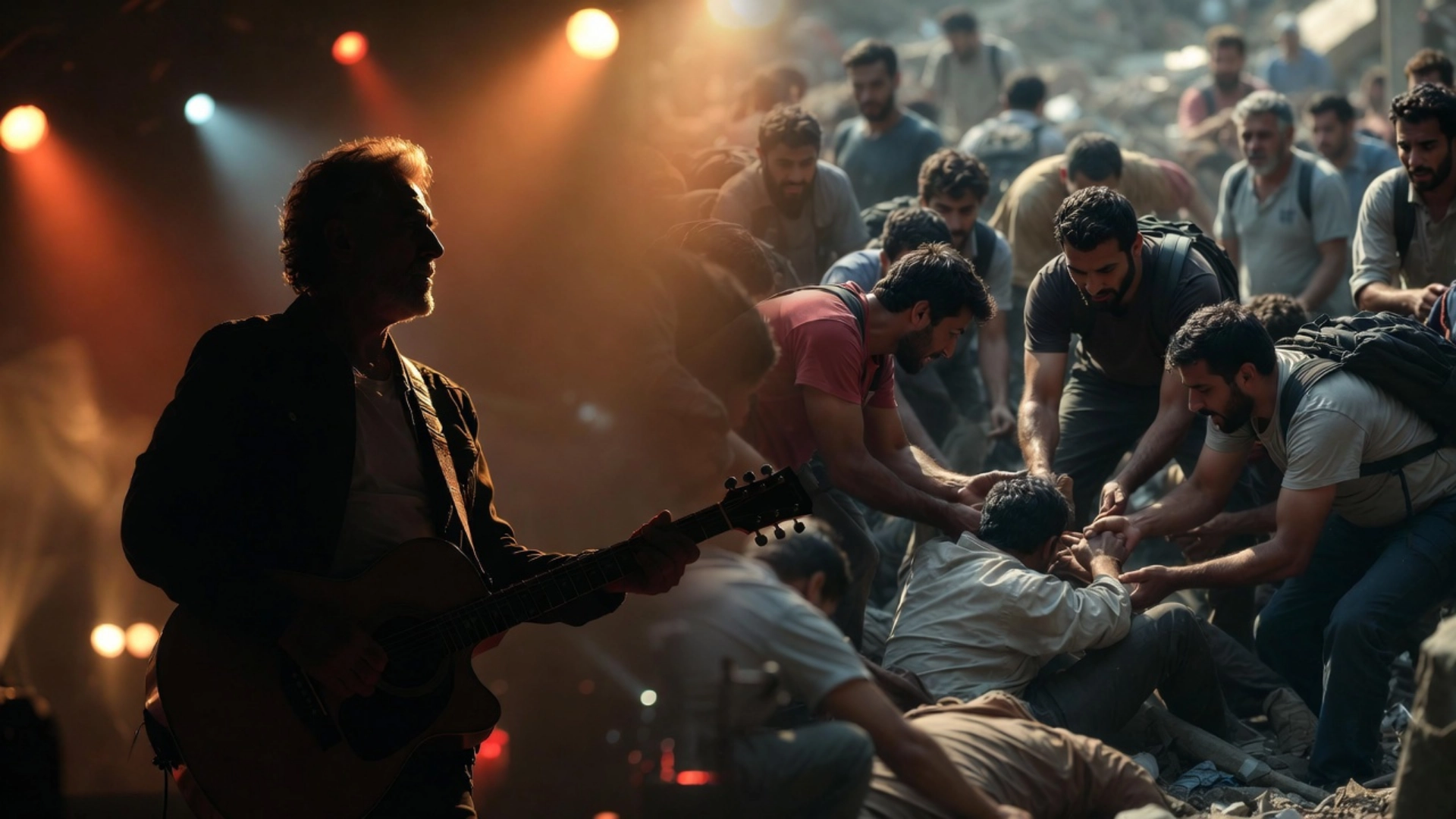 Haluk Levent şöhret ve AHBAP yardım çalışmaları kolajı