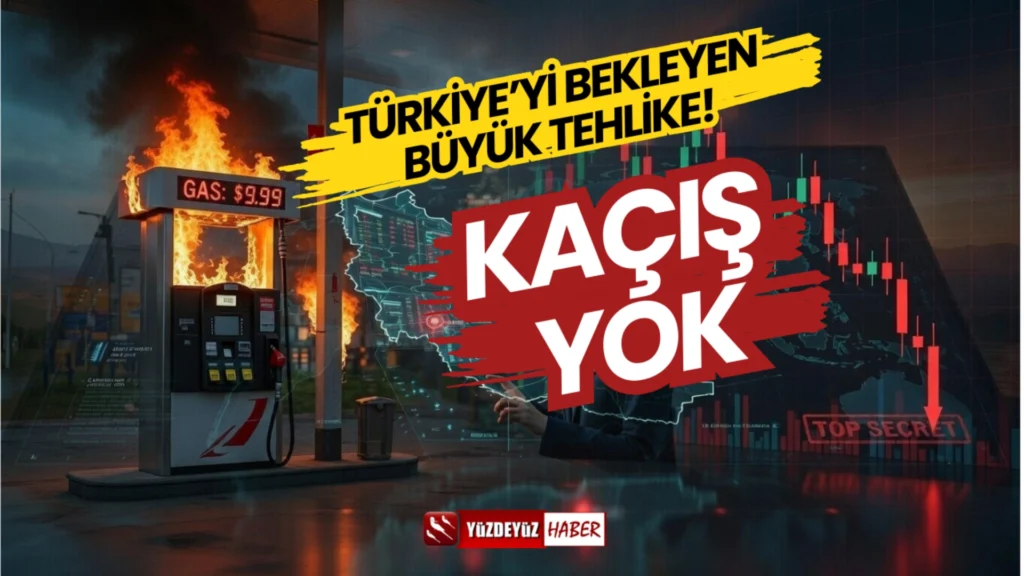 Türkiye ekonomisindeki stagflasyon riskini ve savaşın petrol fiyatları üzerindeki baskısını simgeleyen finansal analiz görseli