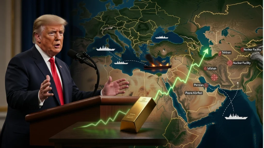 ABD Başkanı Trump'ın Beyaz Saray'daki İran açıklamaları ve askeri strateji haritası