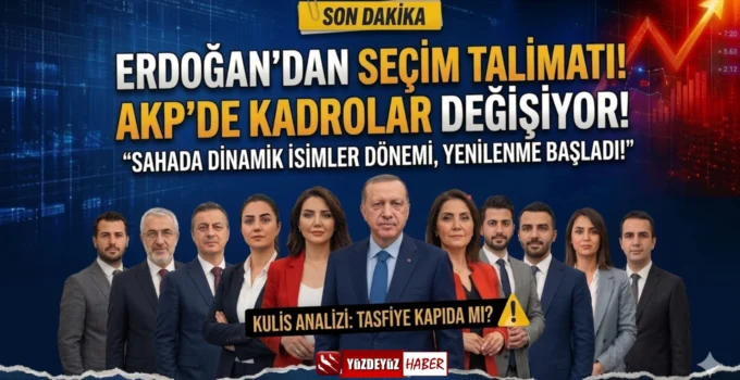 Erdoğan seçim talimatı sonrası AKP’de kadro değişimi ve 2027 seçim hazırlığı iddiaları