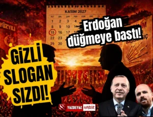 Erdoğan düğmeye bastı! 2027 seçim planında gizli slogan sızdı
