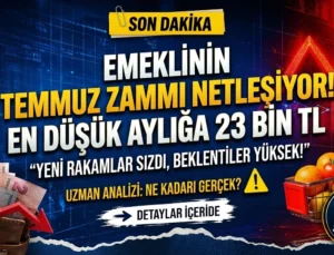 Emekliye Temmuz zammı netleşiyor! Rakam sızdı, gözler 4 Mayıs’ta