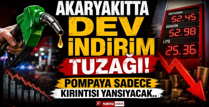 Akaryakıtta dev indirim tuzağı! Pompaya sadece kırıntısı yansıyacak