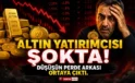 Altın yatırımcısı şaşkın! Düşüşün perde arkası ortaya çıktı