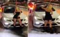 Sakarya’da trafik magandası fenomenin “Bedel” şovu!