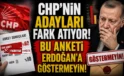Bu anket Erdoğan’ı çok kızdırır? CHP’den AKP’ye tarihi fark