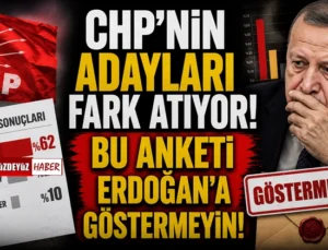 Bu anket Erdoğan’ı çok kızdırır? CHP’den AKP’ye tarihi fark