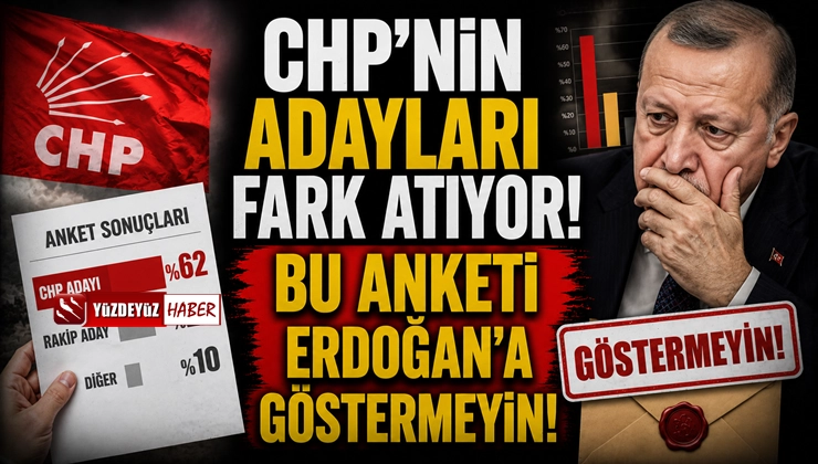 Bu anket Erdoğan’ı çok kızdırır? CHP’den AKP’ye tarihi fark