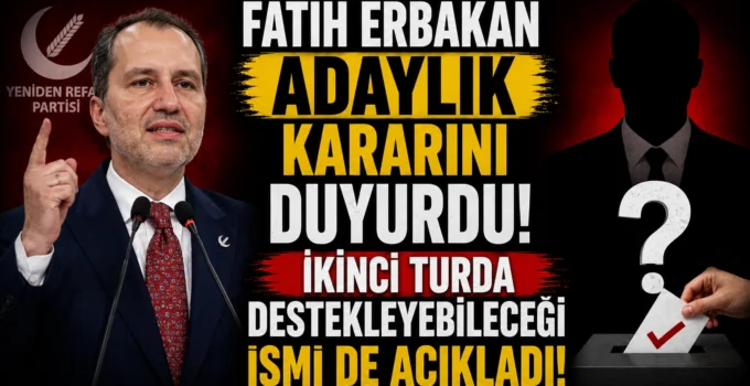 Fatih Erbakan adaylık için konuştu, ikinci tur için verdiği isim şaşırttı!