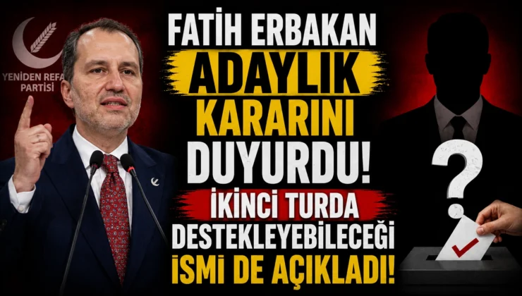 Fatih Erbakan adaylık için konuştu, ikinci tur için verdiği isim şaşırttı!
