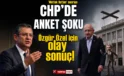 CHP’de mutlak butlan sonrası ilk anket! Özel için olay sonuç