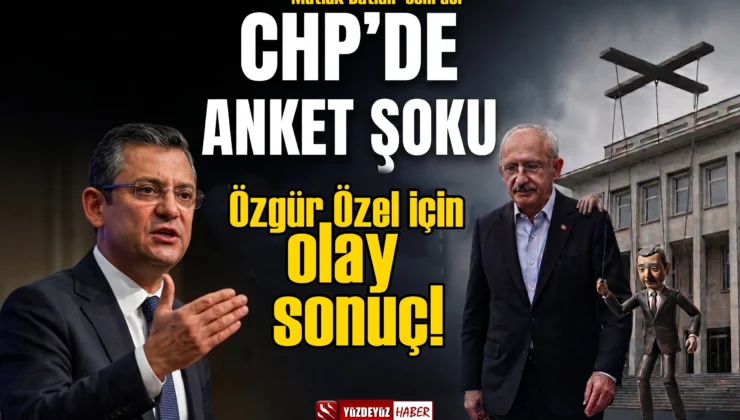 CHP’de mutlak butlan sonrası ilk anket! Özel için olay sonuç
