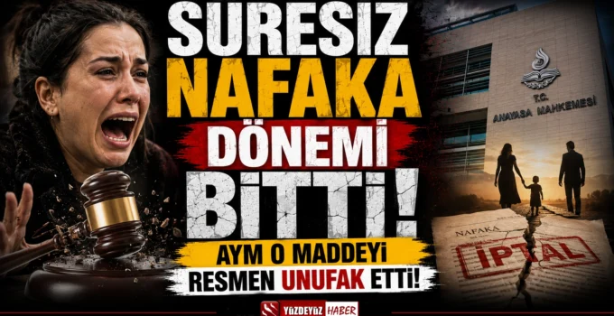 Süresiz nafaka dönemi bitti! AYM o maddeyi resmen unufak etti