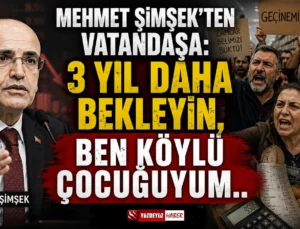 Mehmet Şimşek’in “sabır” reçetesi: Kira ve gıda enflasyonu için tarih verdi