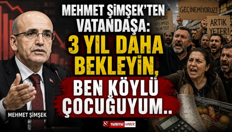 Mehmet Şimşek’in “sabır” reçetesi: Kira ve gıda enflasyonu için tarih verdi