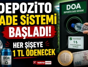 Depozito İade Sistemi Başladı! Her Şişeye 1 TL Ödenecek