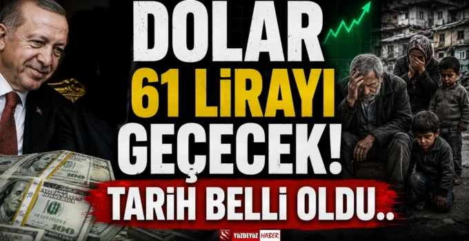 Dolar İçin Kritik Tarih Verildi! 61 TL’yi geçecek…