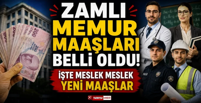 Zamlı Memur Maaşları Belli Oldu! İşte Meslek Meslek Yeni Maaşlar