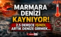 Marmara Denizi Kaynıyor! 2,5 Derece Isındı, Artık Denize Girmek…