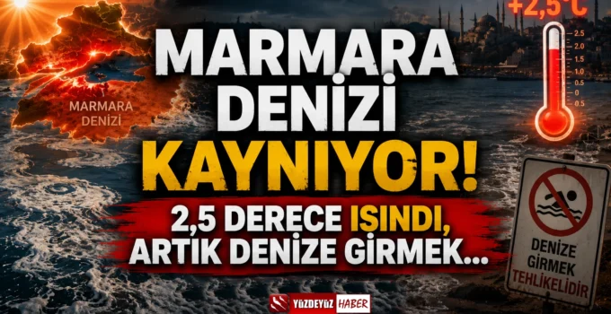 Marmara Denizi Kaynıyor! 2,5 Derece Isındı, Artık Denize Girmek…