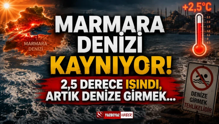 Marmara Denizi Kaynıyor! 2,5 Derece Isındı, Artık Denize Girmek…
