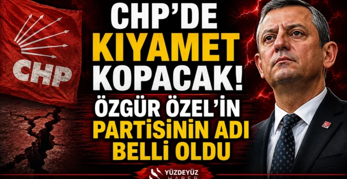 CHP’de kıyamet kopacak! Özgür Özel’in partisinin adı belli oldu